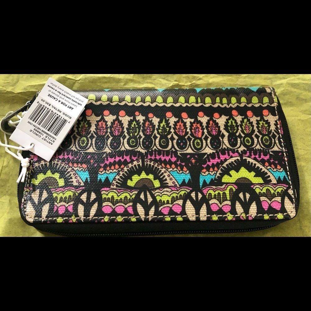 NWT Sakroots Multicolored Wallet - Picture 3 of 4